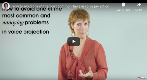 How to avoid one of the most common flaws in voice projection – transcript